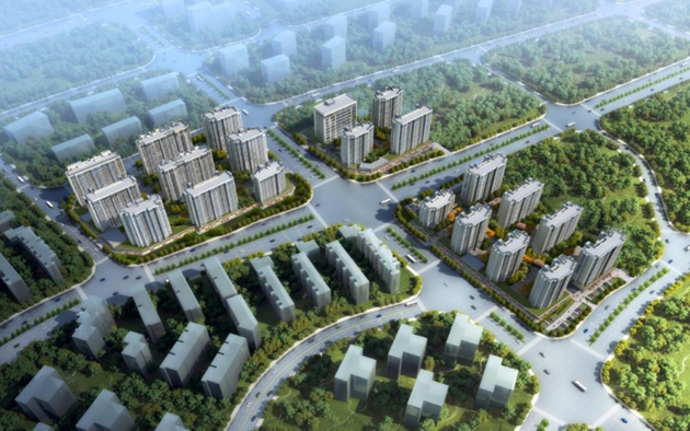 金輝項(xiàng)目鳥(niǎo)瞰效果圖