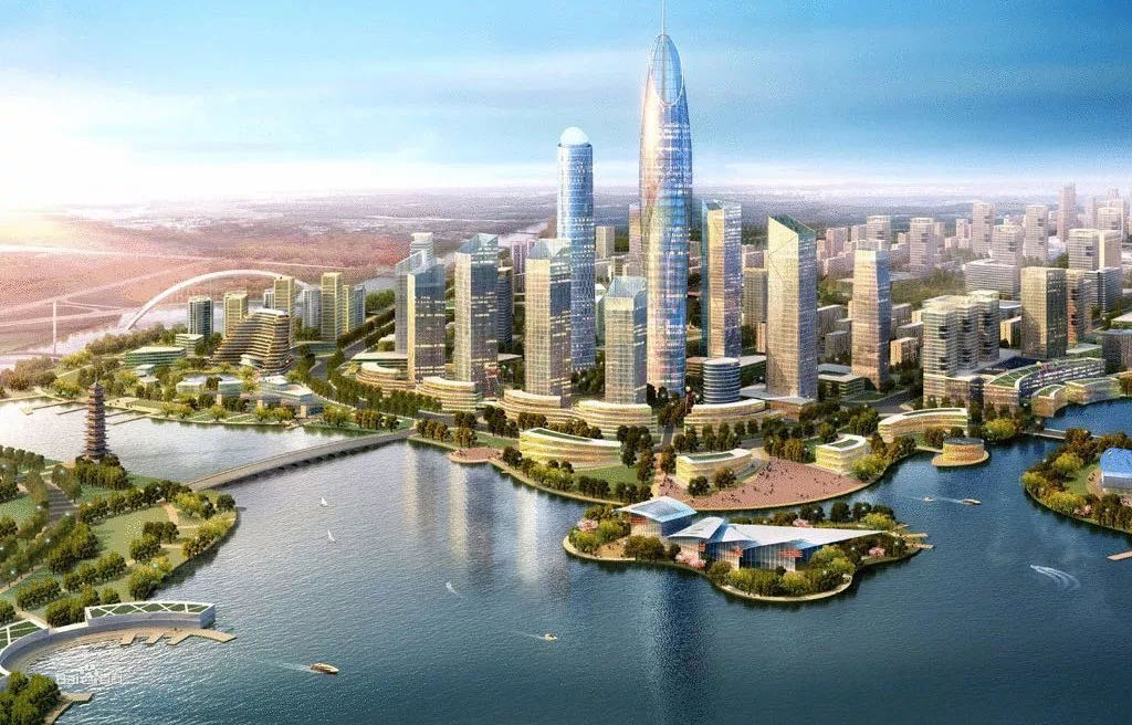 經開區(qū)濱河國際新城效果圖